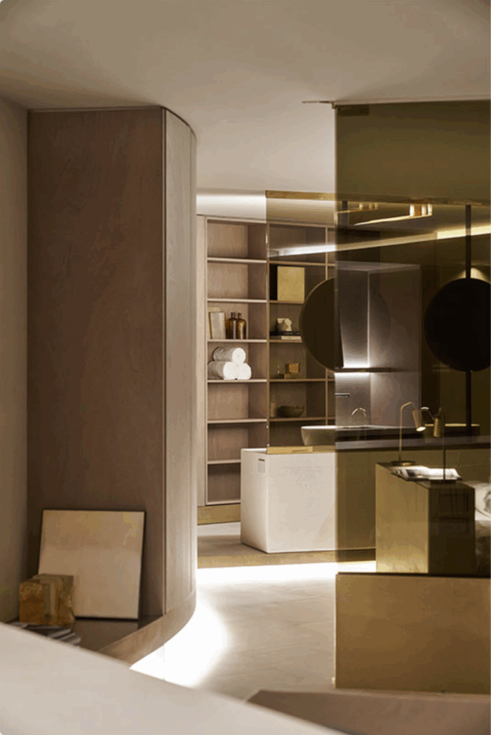 illuminazione artistica ottone daluce